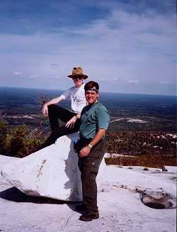 Dave and Tom on Silver Peak